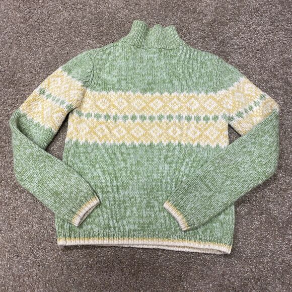 Gap Kids Lambswool Sweater Girls 1/4 Zip Sz XL Sz 12 Long Sleeve Pullover Blend - Picture 10 of 12